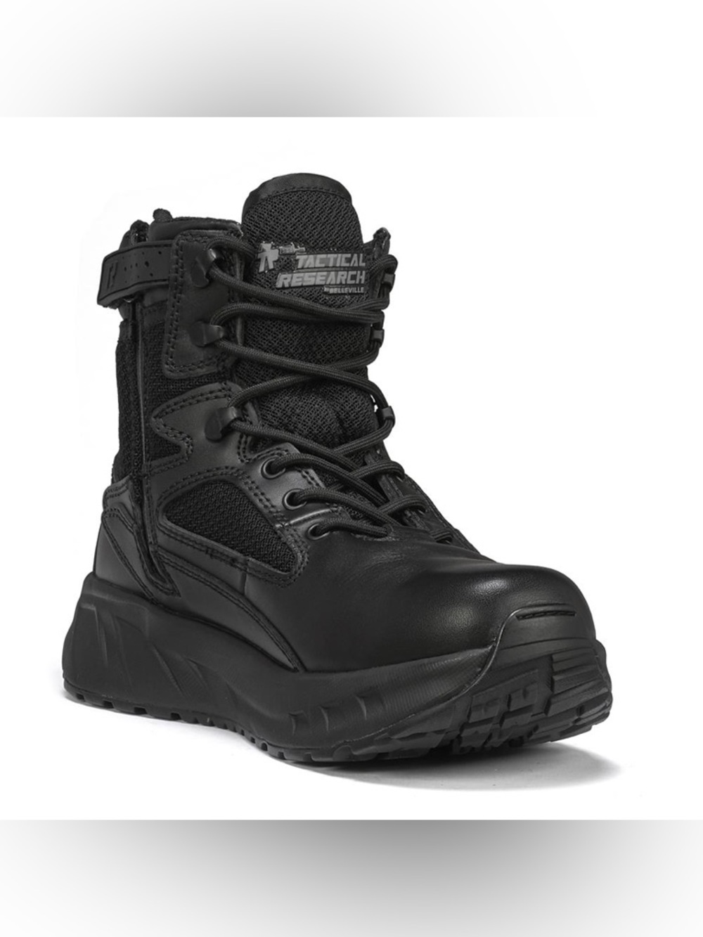 Belleville MAXX 6Z 6" Maximalist Tactical Boot Black Leather Mesh Vibram Sole 11